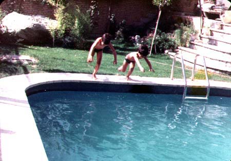 diving